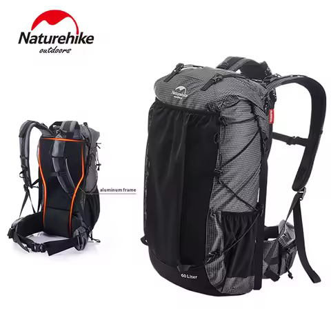 Naturehike Ultralight Backpack 60+5L/40L With Frame Waterproof Travel Bag Large Capacity Camping Out