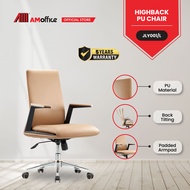 AM Office JLY001 PU Lowback Director Chair