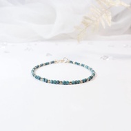 綠松石 l 成功之石 × 守護 - 12月誕生石 美國14KGF 極細手鍊