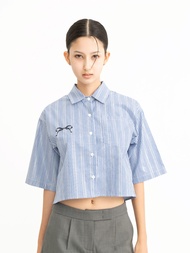 Pania Pajamas Top in Royal Blue แพนญาเสื้อชุดนอนสีฟ้าเข้มรอยัลบลู