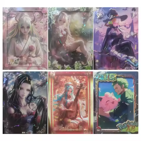 Anime One Piece Robin Vivi Reiju Nami Uta Hancock Yamato Luffy Zoro Collectible Cards Christmas Birt