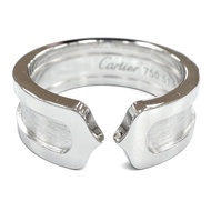 成色極佳 ◇CartierCD2544 B4040558 C2 戒指 750 (WG)白K金戒指 51號 (JP11) 重7.72克 女士戒指，附原廠盒及錶盒