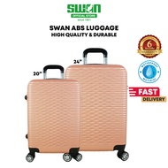 SWAN ABS Luggage - Rose Gold
