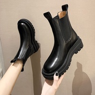 Dr. Martens Boots Womens Black Chelsea Smoke Pipe Dr. Martens Boots