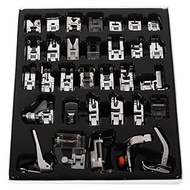 32pcs Domestic Sewing Machine Presser Foot Feet Kit Set For Brother Singer Janome Sewing Tools &amp; Acc