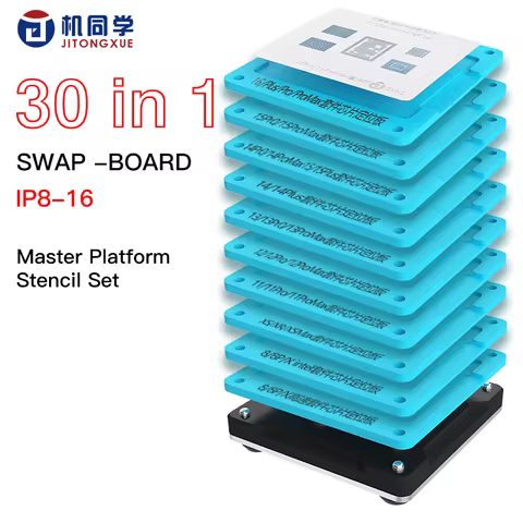 JITONGXUE JTX 30in1 IP Swap Board Chips Reballing Platform For IP8-16 Series Phone Repair Tools Sten