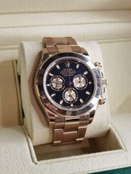 Rolex  Daytona 116505 黑面 玫瑰金腕錶