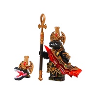 Rare Ancient Egyptian Mythology Minifigure Building Block Toy Anubis Crocodile God Gift Figurine Com