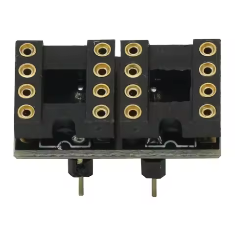 Gold-plated DIP8 Mono To Dual OP Amp Adapter Converter Socket For AD797 AD847 OPA128 Chips NEW