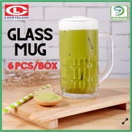 6 Pcs/Box 300ml Lucky Glass Thailand Glass Mug Juice Glass Teh Tarik / Coffee / Milo Glass Kopitiam Glass Beer Glass