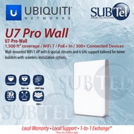 Ubiquiti U7-Pro Wall-Mounted/Ceiling-Mounted Access Point PoE+ WiFi-7 6 Spatial Streams 300+ Concurr