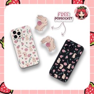 [1SET] 2IN1 PRINTING LENS PROTECTOR RABBIT case pocophone m4 f4 12i pro note 12 vivo v7 plus Y91 Y93