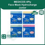 MEDICOS 4PLY Hydrocharge Junior Surgical Face Mask (50 pieces)