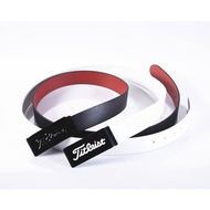 [Titleist] golf Belt Men's Genuine Leather Middle-Aged All-Match Smooth Buckle Fashion Sports Casual