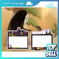 Japan Anime No Face Man Cartoon Roadtax Sticker Pelekat Cukai Jalan Kartun Jepun Anime No Face Man