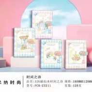 Cute Girly Heart Patterned Journal Square Student Stationery High Aesthetic100Grid Pattern Journal