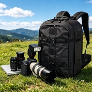 Lowepro Camera Bag Pro Runner 450 AW DSLR Camera Big Capacity laptop Photography Backpack