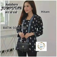 BLUS KUTUBARU BATIK JUMPUTAN HITAM Blus Kebaya Batik Jumputan Kutubaru Jumputan Kebaya Jumputan Keba