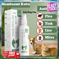 Pets deodorant Anti Flea Spray Kucing Multipurpose Cat Dog Kurap Gatal Luka Kulit Fungus Kutu Bau bu