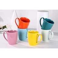Mug plain single color glass coffee mug 13oz ceramic