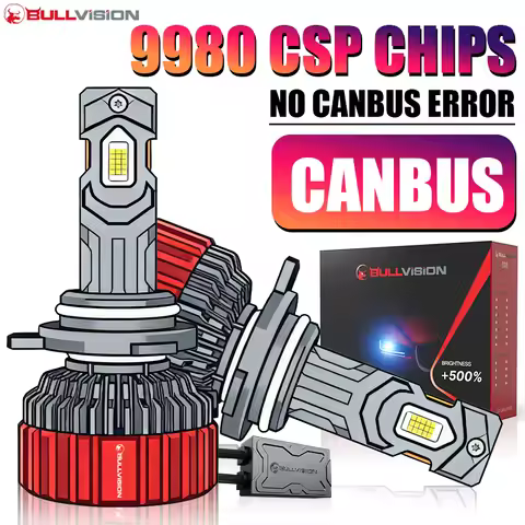 BULLVISION G5 H4 LED Headlight Canbus H7 H11 H8 H9 H1 HB3 9005 HB4 9006 9012 HIR2 9980 CSP Turbo Fan