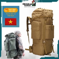 Tactical Style Climbing Backpack Huge Capacity 65L