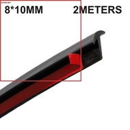 ⛤ECHO-520⛤ 2M Car Rubber Sealing Strip Inclined T-shaped Weatherproof  for Edge Trim   〈echo-my〉