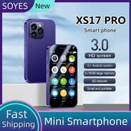 2024 ใหม่ SOYES XS17 PRO 3G Miniสมาร์ทโฟนQuad Core 3.0นิ้วหน้าจอHD 2GB RAM 16GB ROM 5MPด้านหลังกล้องWIFI Bluetooth GPS 1180MAh Android 9.0 Dual SIMโทรศัพท์มือถือขนาดเล็ก
