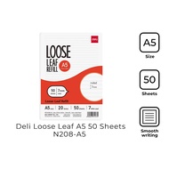 Deli N208-A5 Loose Leaf A5 50 Sheets