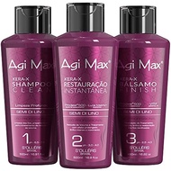 ▶$1 Shop Coupon◀  Agi Max Brazilian Keratin Hair Treatment Kit 500ml - 3 Steps (3 x 500ml) - The Bes