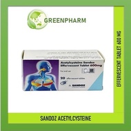 SANDOZ Acetylcysteine Effervescent Tablet 600mg Exp:01/2028