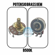 [Per 1 Pc] Guitar and bass potentiometer brass Potentiometer B500k