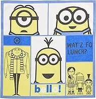 Skater KB4 Children's Bento Cloth, Minions Bob and Friends 16.9 x 16.9 inches (43 x 43 cm), Made in 