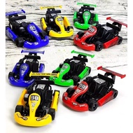 Kids toy car Pullback go-kart racing model mini pullback car toy