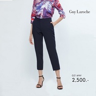 Guy Laroche กางเกงทำงานผู้หญิง คิง สูทติ้ง ขายาว สีกรม (GZ14NV)