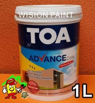 WHITE 1001 ( 1L ) TOA ADVANCE COTE EXTREME GUARD ACRYLIC EMULSION WITH EXTREME PROTECTION FOR EXTERI
