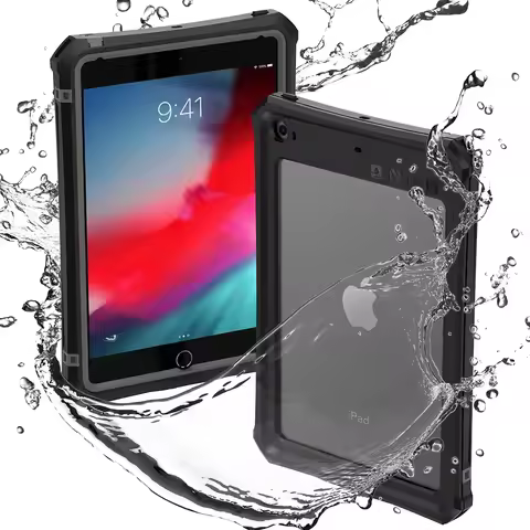 IP68 Waterproof Case Cover for Apple iPad Mini 4 5 6 7 with Screen Protector Pencil Holder Water Res