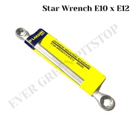 Lakoni PRO Star Wrench 10 x 12 Star Key E10 x E12