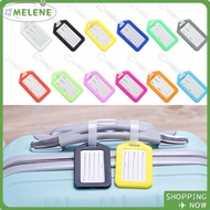 MELENE 5pcs Baggage Tag Travel Supplies Baggage Key Chains Plastic Key Card