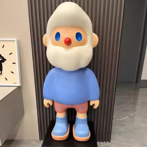 28cm Fashion Bear Statue Farmer Bob Boyfriend Sculpture Figures Piggy Bank Cartoon Bear Brick Mold M