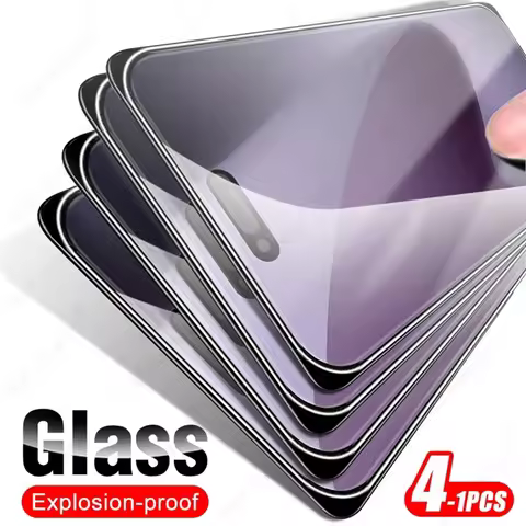 4-1Pcs 9H Clear Crystal Protective Glass For iPhone17 iPhone 17e 17 Pro Max ProMax Air HD Cover On i