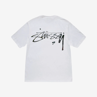 100% อย่างเป็นทางการ Stussy Mercur เสื้อยืดสไตล์เดียวกันสำหรับผู้ชายและผู้หญิง