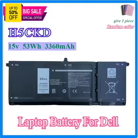 H5CKD Laptop Battery for Dell Latitude 3410 3510 for Dell Vostro 14 5402 5501 5502 for Dell Inspiron