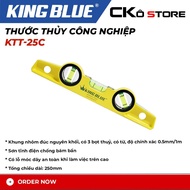 KingBlue KTT-25C Industrial Water Ruler with anti-stain powder coating, 3 water bubbles, accuracy 0.