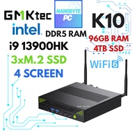 GMKtec K10 Intel i9 13900HK Windows Mini PC 96GB DDR5 RAM 4TB SSD Gaming PC Gaming Computer Desktop