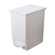[特價]【RISU】H&amp;H踩踏對開分類垃圾桶 45L-白色