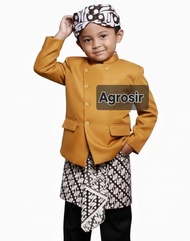 Setelan Beskap Anak Baju + Jarik Tapih / Sembong + Blangkon