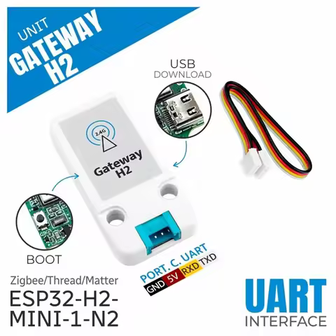 Unit Gateway H2 ESP32-H2 Thread/Zigbee Gateway Unit Support ZigBee Thread Matter Protocol for Smart 