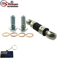 STONEDER Oil Cooling Pipe Line Jumper Banjo Set  For Zongshen 2V Z190 ZS1P62YML-2 Daytona Anima 150 