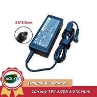 Genuine Chicony A12-065N2A Laptop AC Adapter 19V 3.42A 65W Charger For GETAC F110 For MSI MODERN 14 